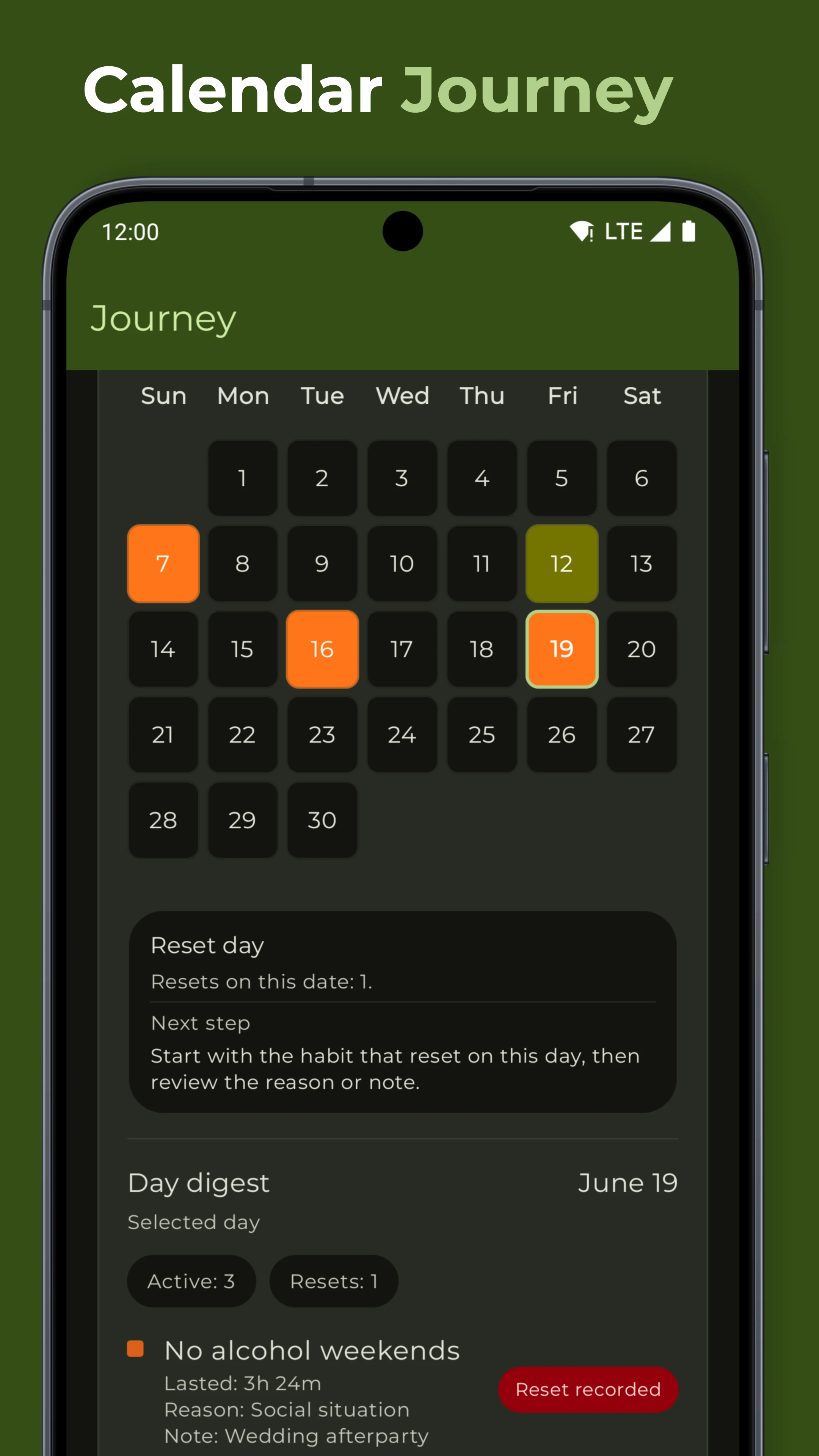 DayHold - Bad Habit Breaker screenshot