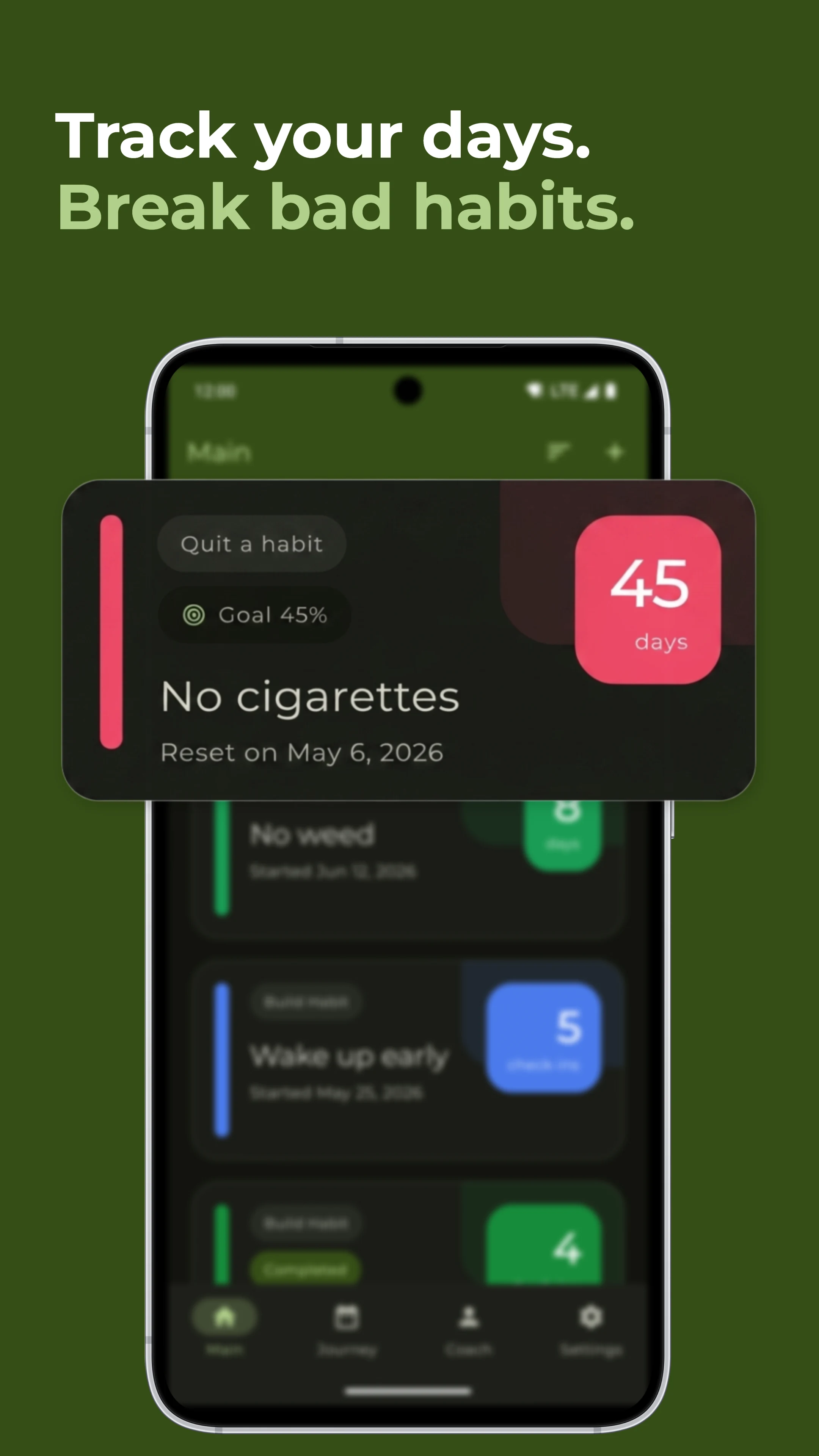 DayHold - Bad Habit Breaker screenshot